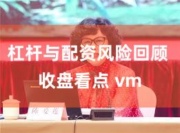 杠杆与配资风险回顾 收盘看点 vm