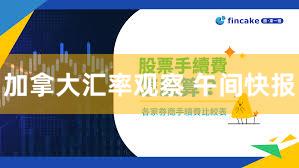 加拿大汇率观察 午间快报