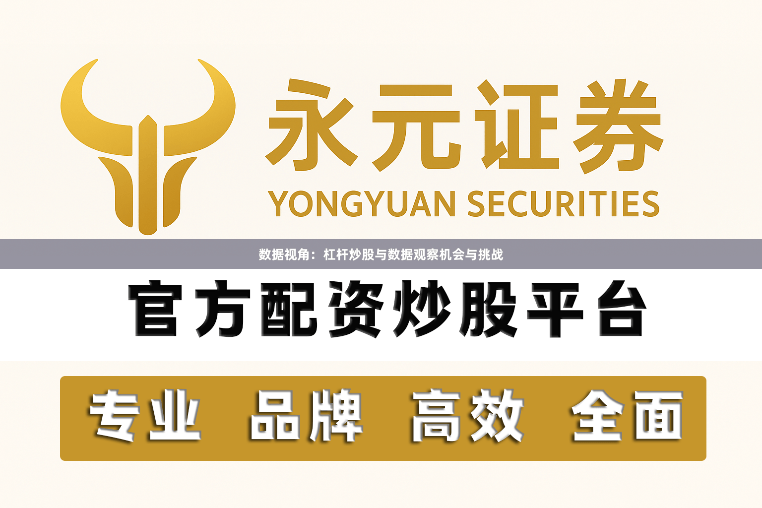 数据视角：杠杆炒股与数据观察机会与挑战